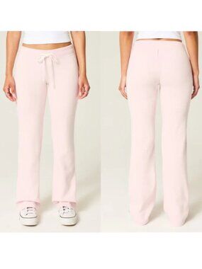 NWT Hollister Light Pink Bootcut Sweatpants Size M